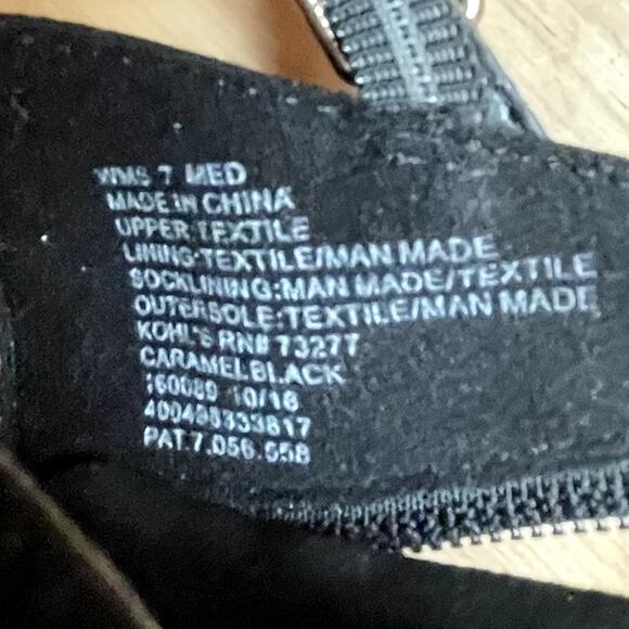 Lauren Conrad Black Faux Suede Peep-Toe  Bootie Heels Size 7 - Picture 6 of 8